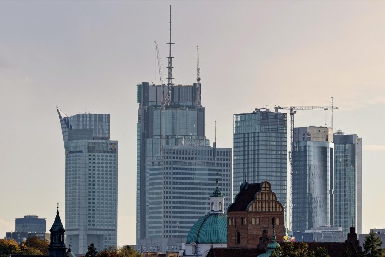 Nowoczesna panorama Warszawy
